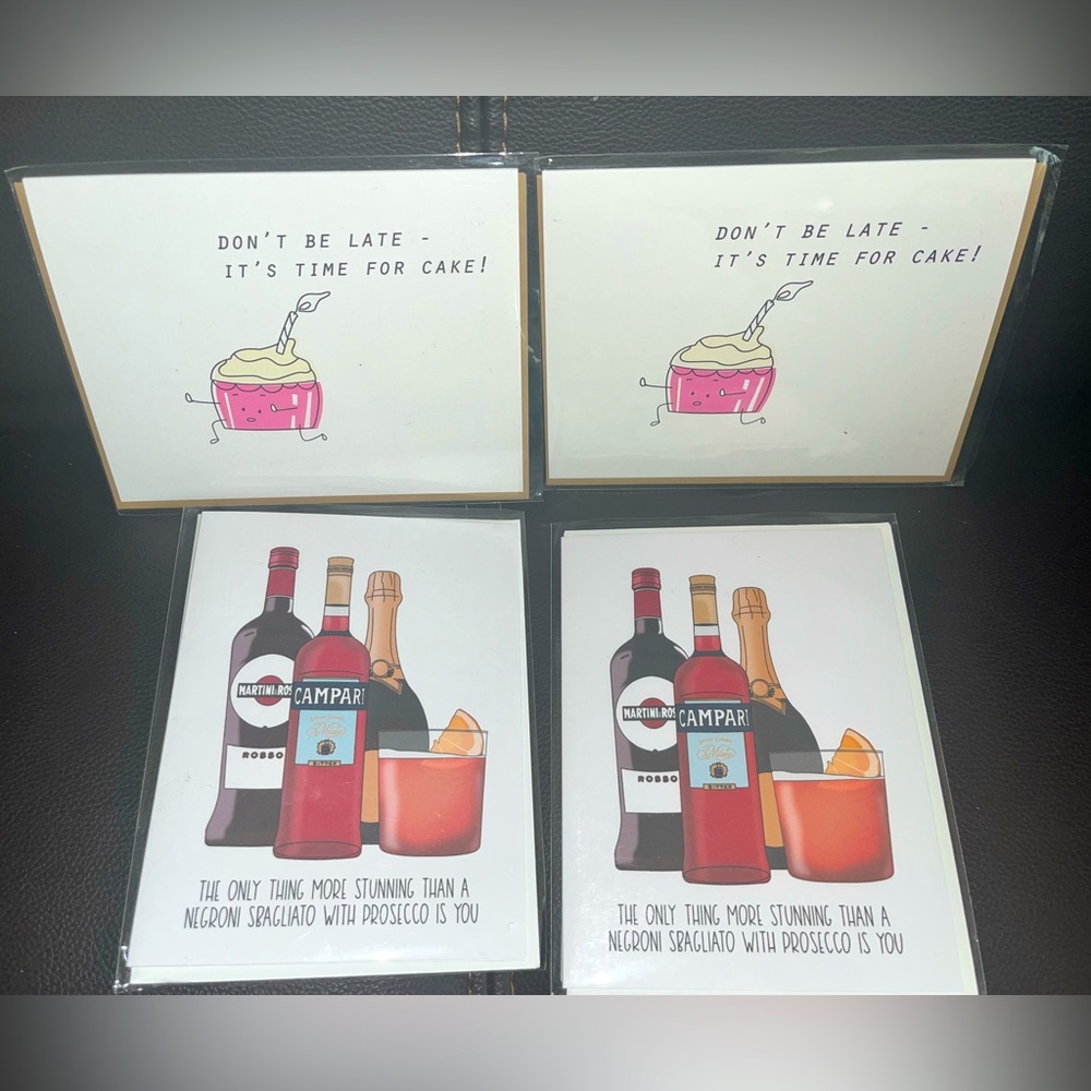 Urban Outfitters Birthday Card 4 pack NWT NEW